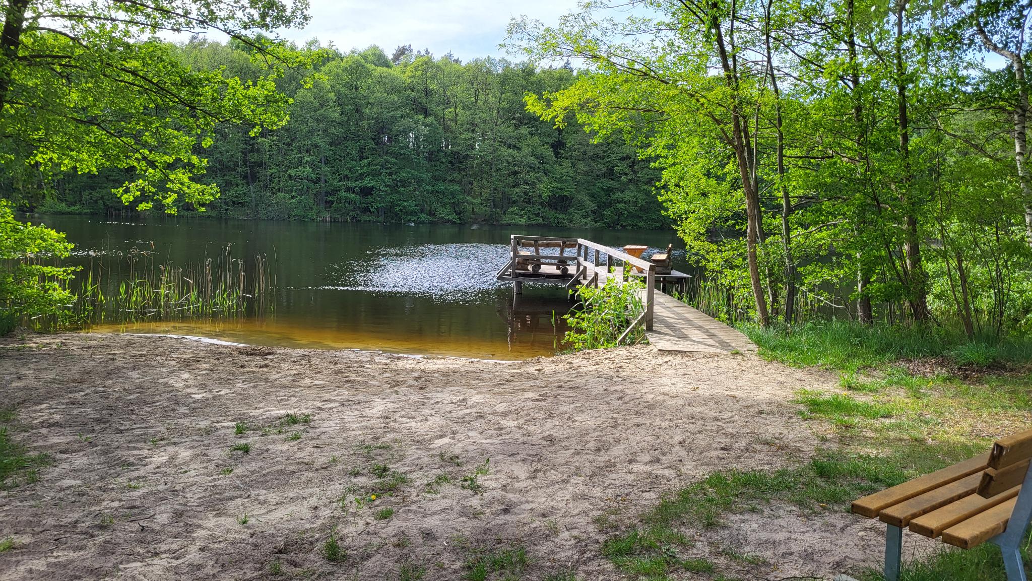 Kälbersee Badesee Blankenförde